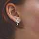 Snake Earrings | Silver | Geometry Collection. Stud earrings. totemicashop. Online shopping on My Livemaster.  Фото №2