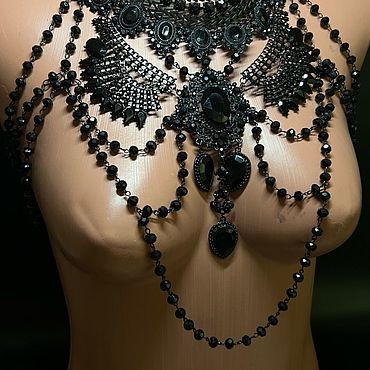 Украшения ручной работы. Ярмарка Мастеров - ручная работа Колье «Багира». Handmade.