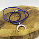 Moonlight pendant on a blue cord. Pendant. Selberiya shop. My Livemaster. Фото №5