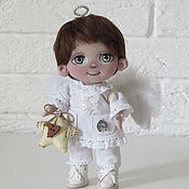 Куклы и игрушки handmade. Livemaster - original item Dolls and dolls: textile doll angel dreamer. Handmade.