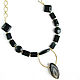 Stylish black necklace 'Night Constellation' necklace with pendant. Necklace. Irina Moro. My Livemaster. Фото №6