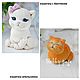 Silicone shape Kitty orange, kitty with a bow, Form, Moscow,  Фото №1
