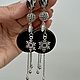 Заказать Серьги длинные вечерние. Elena Moonlight Jewelry. Ярмарка Мастеров. . Серьги классические Фото №3