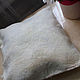 Order Interior Creamy Pillow. silk wool. Livemaster. . Pillow Фото №3