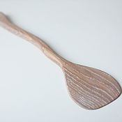 Русский стиль handmade. Livemaster - original item Large wooden spatula made of oak. The color is 