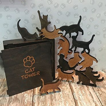 Куклы и игрушки ручной работы. Ярмарка Мастеров - ручная работа Cat Tower. Handmade.