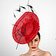 Эксклюзивная  шляпка для скачек "Амадеус", Шляпы, Санкт-Петербург,  Фото №1