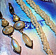 Earrings 'Lusin' Moon stone (Adular), 925 sterling silver. Earrings. Amalia-jewelry talisman. My Livemaster. Фото №5