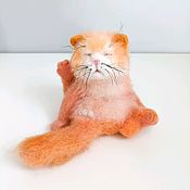 Войлочная игрушка. Кот Борис-та