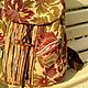 Рюкзак из винтажного гобелена яркий рыжий Янтарный. Рюкзаки. ya.helen (Елена). Ярмарка Мастеров.  Фото №5
