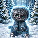 Игрушка Чеширский кот. Мягкие игрушки. Наталья (tinataly). Интернет-магазин Ярмарка Мастеров.  Фото №2