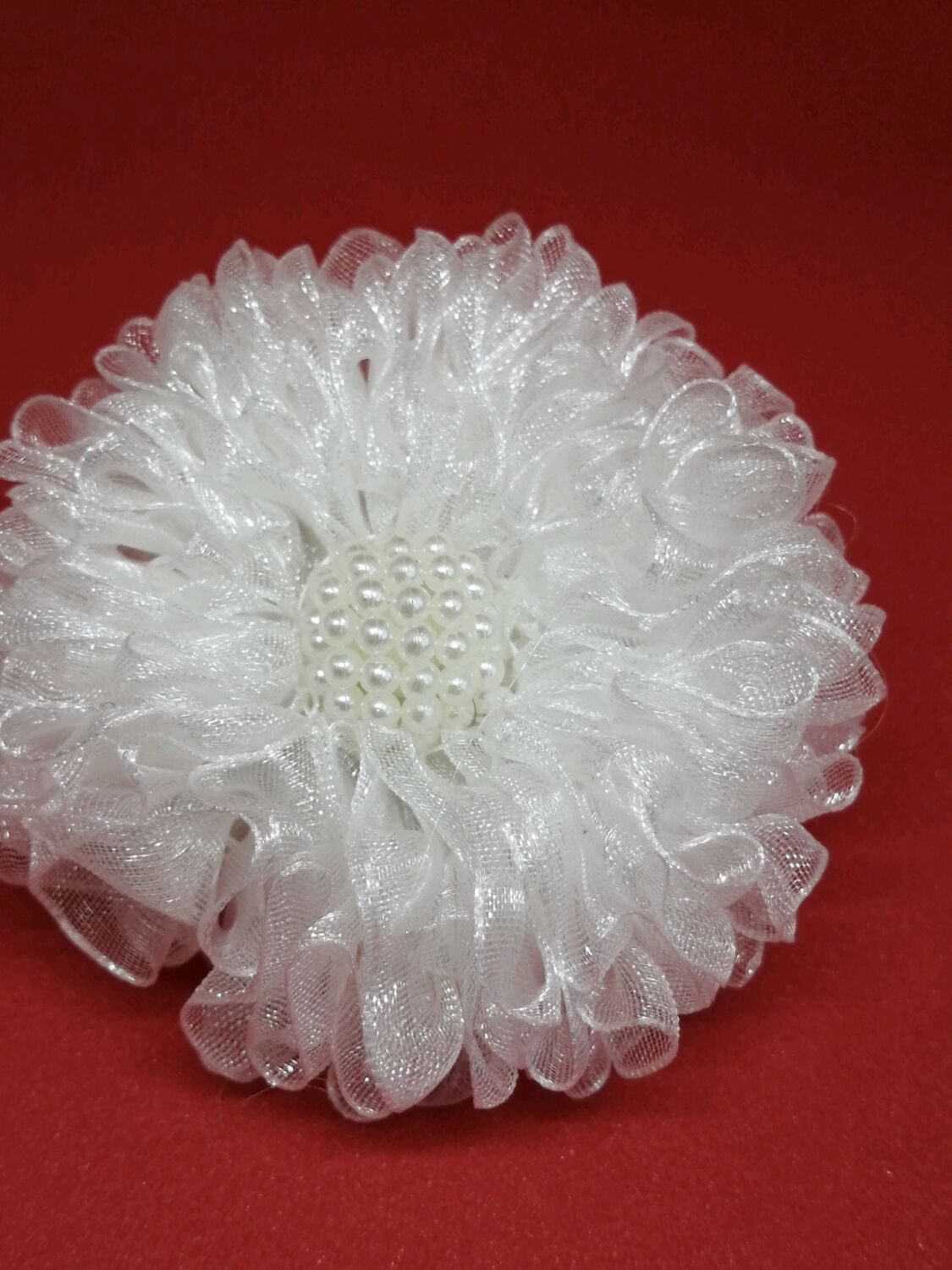 Белый бант купить в интернет-магазине Ярмарка Мастеров по цене 150 ...