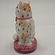 Винтаж: Котик Staffordshire Cat Винтажная коллекционная фигурка 11. Статуэтки винтажные. Авантаж. Ярмарка Мастеров.  Фото №7