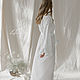 Silk negligee Emilia natural milk white silk. Nightdress. Delicate Clothing Store (Daria). My Livemaster. Фото №5