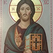 Картины и панно handmade. Livemaster - original item Icon of Christ Pantocrator. Handmade.