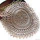 Napkin knitted linen interior for serving 20 cm, Doilies, Moscow,  Фото №1