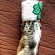 Rabbit's foot 'Luck' with beaded clover. Amulet. breath of eternity. My Livemaster. Фото №5