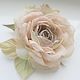 Order Brooch flower fabric chiffon rose ' Sarita'. fioridellavita. Livemaster. . Brooches Фото №3