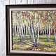 Order Oil painting 'Country birch calico.'. Fine Art for Joy. Livemaster. . Pictures Фото №3