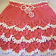 SKIRT with ruffle White rose knit summer. Skirts. Gala Devi (crochet design). Online shopping on My Livemaster.  Фото №2