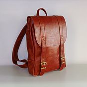 Сумки и аксессуары handmade. Livemaster - original item Backpack leather 124. Handmade.