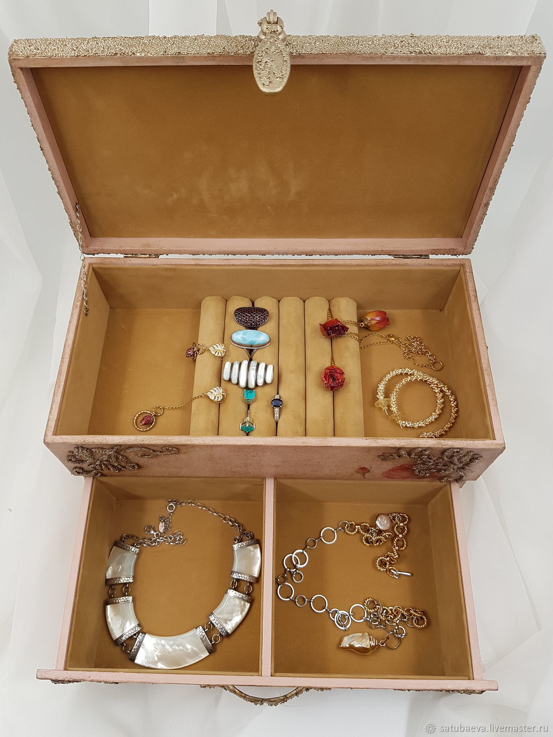 Шкатулка для украшений большая купить в интернет-магазине Ярмарка ...