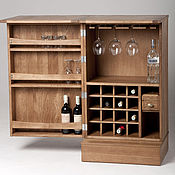 Для дома и интерьера handmade. Livemaster - original item Wine rack bar stand wine storage and glasses.. Handmade.