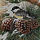 Order A set of embroidery beads : SPRUCE AND TIT. Beaded embroidery from Laura. Livemaster. . Embroidery kits Фото №3