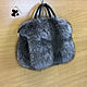Silver Fox fur bag. Stylish ladies ' accessory №4, Classic Bag, Ekaterinburg,  Фото №1
