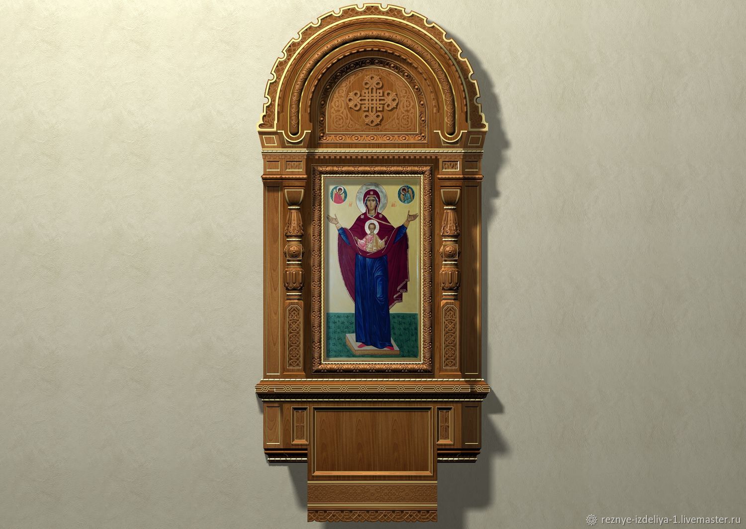 шкаф для икон в церкви