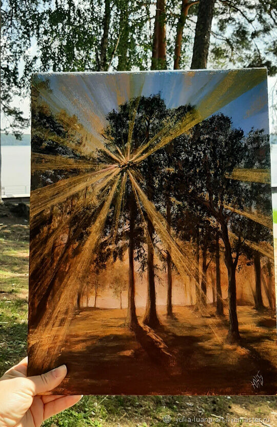 Картина Утро в сосновом бору Ильменский заповедник в интернет-магазине ...