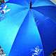 Umbrella with hand-painted Ninja Cat. Umbrellas. ArtelL. My Livemaster. Фото №6