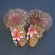 Order Mittens made of a scarf with a fox. National Brand. Livemaster. . Mittens Фото №3