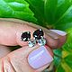 Заказать Серьги с гранатом пироп Монголия 2.05 ct. Натуральные камни. Елена. Ярмарка Мастеров. . Серьги классические Фото №3