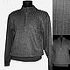 100% linen track Sweatshirt on reps with zipper ' Polo', Mens sweatshirts, Kostroma,  Фото №1