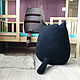 Big Cat Toy Knitted Cat pillow Cat. Stuffed Toys. Вязаные игрушки - Ольга (knitlandiya). My Livemaster. Фото №5