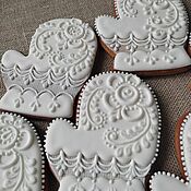 Сувениры и подарки handmade. Livemaster - original item Culinary Souvenirs. Cakes for the New year. Russian lace.. Handmade.