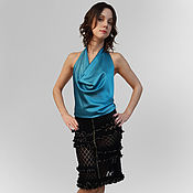 Одежда handmade. Livemaster - original item Openwork designer skirt 