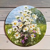 Картины и панно handmade. Livemaster - original item Paintings:Oil painting Summer bouquet. Handmade.