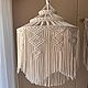 Абажур макраме. Абажуры и плафоны. home_macrame (Лидия Юшкова). Интернет-магазин Ярмарка Мастеров.  Фото №2