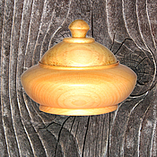 Посуда handmade. Livemaster - original item A wooden jug from the Siberian cedar for Honey, jam or others. K32. Handmade.