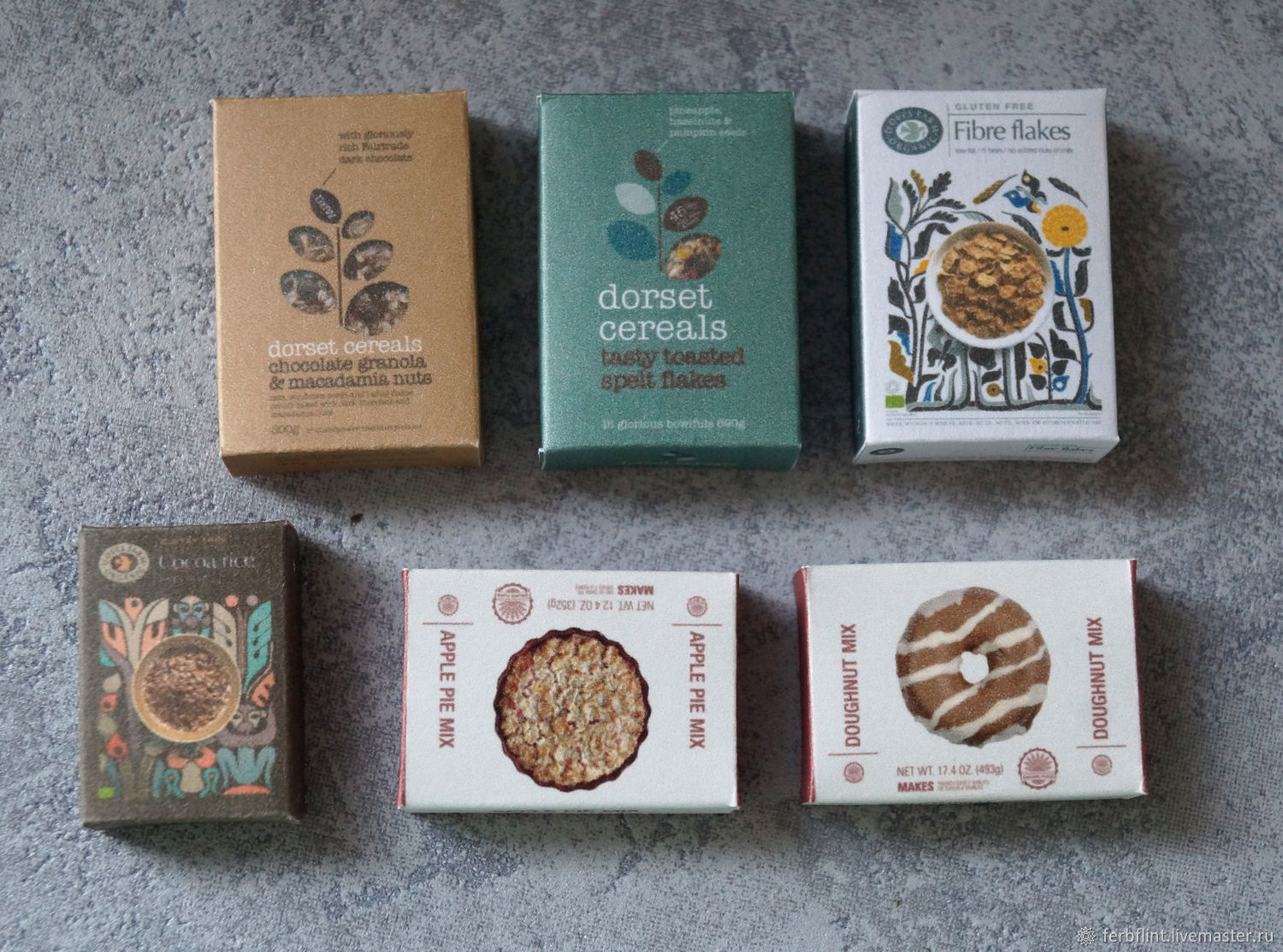 Набор коробочек-упаковок в масштабе 1:6 – купить на Ярмарке Мастеров ...