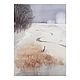 Copy of Watercolor painting. Winter landscape. Watercolor landscape, Pictures, Moscow,  Фото №1