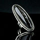 Order 925 Sterling Silver Ring with silver Obsidian IV0098. Sunny Silver. Livemaster. . Rings Фото №3
