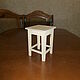 Stool for dolls and toys. Doll furniture. Anna. Doll furniture (komfortno). Online shopping on My Livemaster.  Фото №2