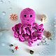 Order Knitted octopus plush toy octopus betta stuffed toy. vyazunchiki-lz (vyazunchiki-lz). Livemaster. . Stuffed Toys Фото №3