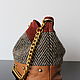 Tweed and genuine leather bag with a large chain. Sacks. Olga'SLuxuryCreation. My Livemaster. Фото №5