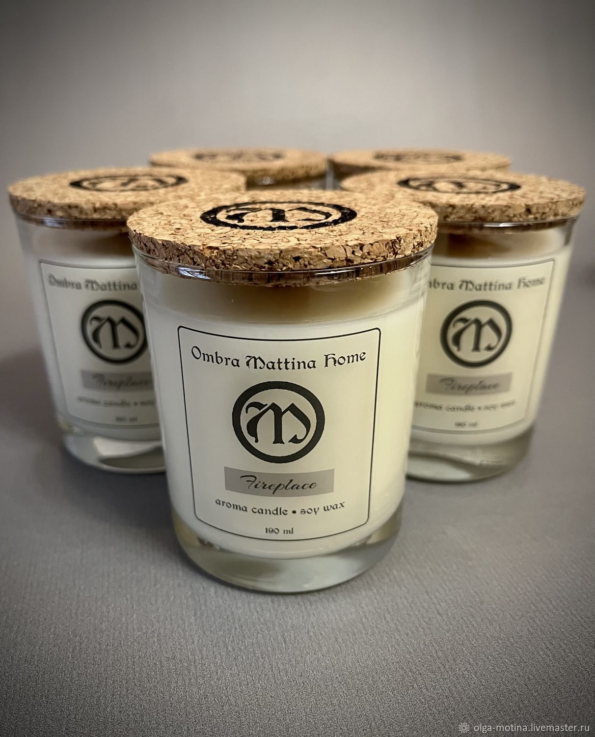 Свеча ароматическая - Fireplace / Камин в интернет-магазине Ярмарка ...