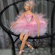 Куклы и игрушки handmade. Livemaster - original item Ballerina doll made of fabric Pink Charm. Handmade.
