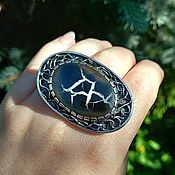 Украшения handmade. Livemaster - original item Ring silver. Silver ring. Ring septaria.. Handmade.